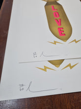 Load image into Gallery viewer, Dave Buonaguidi - Love Bomb White - Screenprint