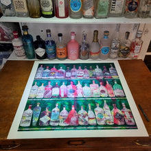Load image into Gallery viewer, Pam Glew - Gin Bar GREEN - Large Print 70x70cm - Giclee Print
