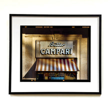 Load image into Gallery viewer, Bitter Campari Sign - Richard Heeps Medium 60 x 70cm Black Frame PREORDER