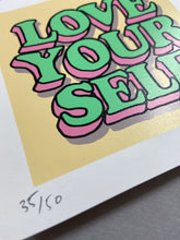 Load image into Gallery viewer, Oli Fowler - Love Yourself - FRAMED