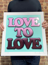 Load image into Gallery viewer, Oli Fowler - Love to Love Blue