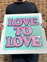 Load image into Gallery viewer, Oli Fowler - Love to Love Blue