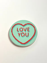 Load image into Gallery viewer, Show Pony - LOVE HEART - 'LOVE YOU' (Green)