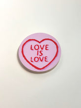 Load image into Gallery viewer, Show Pony - LOVE HEART - 'LOVE IS LOVE' (Yellow)