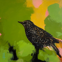 Load image into Gallery viewer, Heidi Langridge - Starling in green and marigold