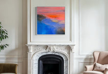 Load image into Gallery viewer, Sophie Abbott ‘Bright Orange Sun’ - Original Painting 90x90cm
