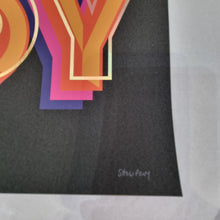 Load image into Gallery viewer, Show Pony - JOY (Gold Foil) - A3 Print