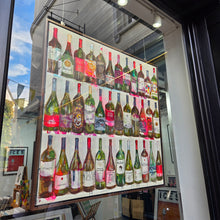 Load image into Gallery viewer, Red Wine Bar Original Painting - Framed