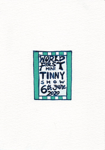 Tinny Original Postcard:  Mini Tinny Show