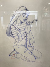 Load image into Gallery viewer, David Bray - How Long is Forever - Pencil on paper
