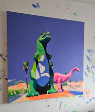 Load image into Gallery viewer, Ruth Mulvie - Mr Rex - Original painting 95 x 95cm