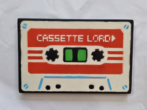 Cassette Lord Tape A4 Red on white