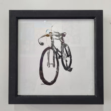 Load image into Gallery viewer, Benedict Gubb - Small Race Bike 1 - Original mono print - 24cm - Framed