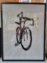 Load image into Gallery viewer, Benedict Gubb - Raleigh Racer Original mono-print -Framed