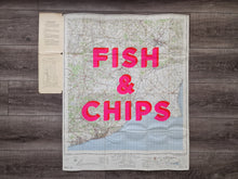 Load image into Gallery viewer, Fish &amp; Chips Hastings 57x84cm - Dave Buonaguidi