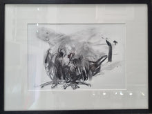 Load image into Gallery viewer, Benedict Gubb - Pigeon Just Landed - Charcoal on paper - Framed