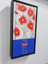 Load image into Gallery viewer, Pam Glew - Poppies in Coca Cola - Original Framed