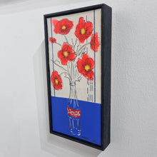 Load image into Gallery viewer, Pam Glew - Poppies in Coca Cola - Original Framed