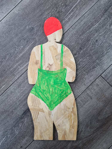 Debbie Lawrence Cut out small swimmer