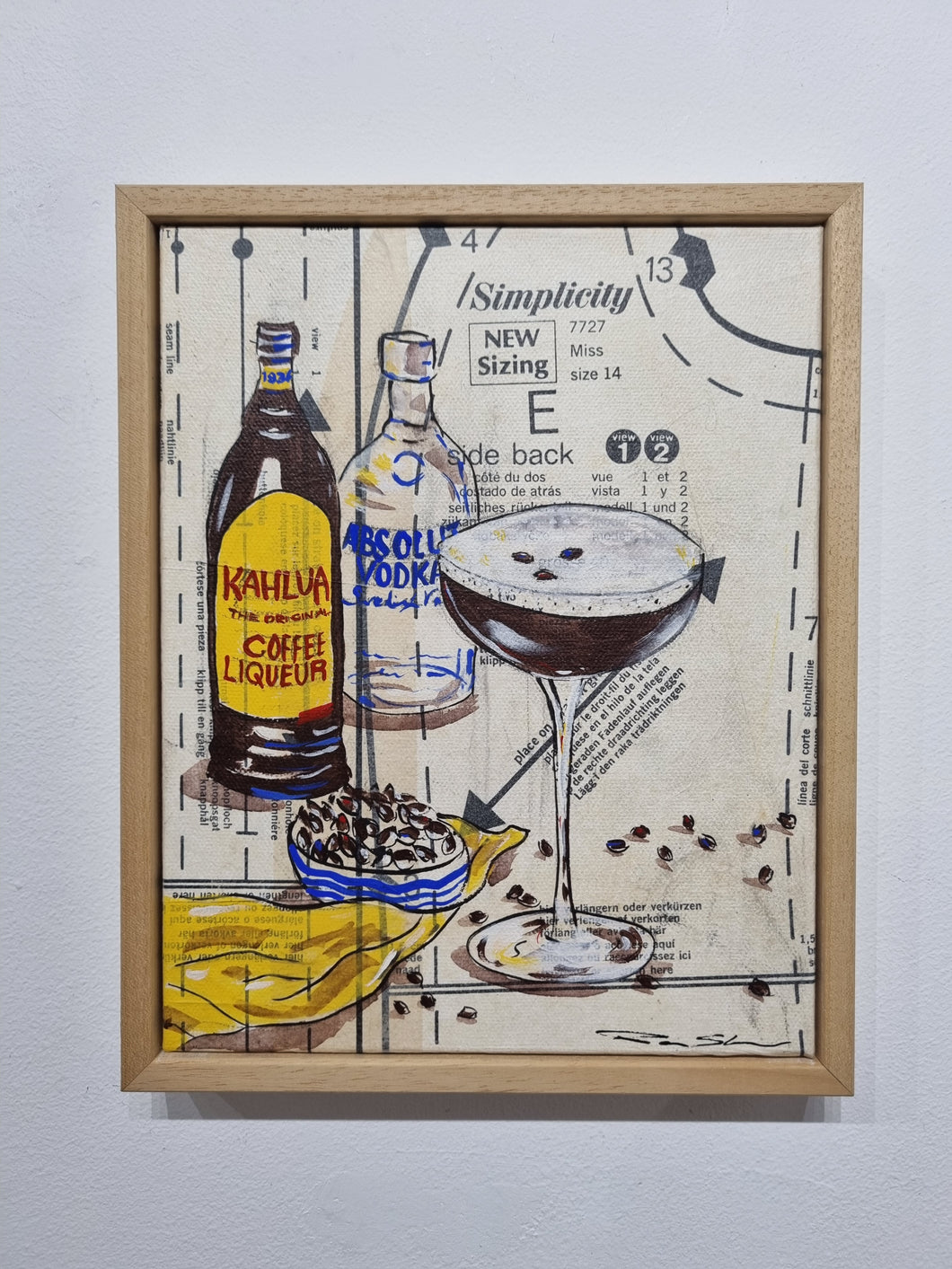 Expresso Martini - Pam Glew - Original painting