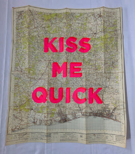 4 - Kiss Me Quick Brighton and Worthing 81 x 69cm - Dave Buonaguidi