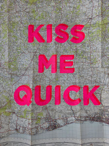4 - Kiss Me Quick Brighton and Worthing 81 x 69cm - Dave Buonaguidi
