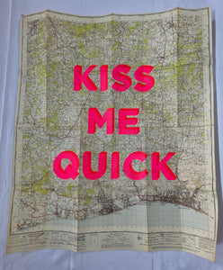 4 - Kiss Me Quick Brighton and Worthing 81 x 69cm - Dave Buonaguidi
