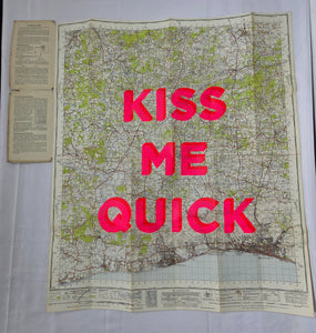 6 - Kiss Me Quick Brighton and Worthing 81 x 69cm - Dave Buonaguidi