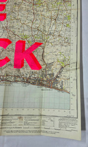 7 - Kiss Me Quick Brighton and Worthing 81 x 69cm - Dave Buonaguidi - Framed