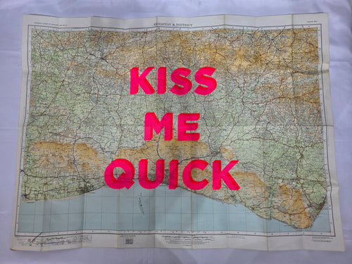 10 - Kiss Me Quick Brighton and South Downs 76 x 102cm - Dave Buonaguidi