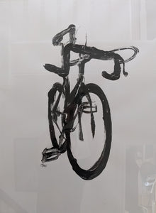 Benedict Gubb - Raleigh Racer Original mono-print - Framed