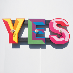 RAINBOW YES sign with lightbulbs - Show Pony