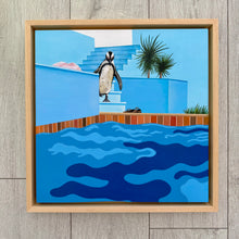 Load image into Gallery viewer, A Smaller Splash 2 - Original painting framed canvas by Jameson Robinson