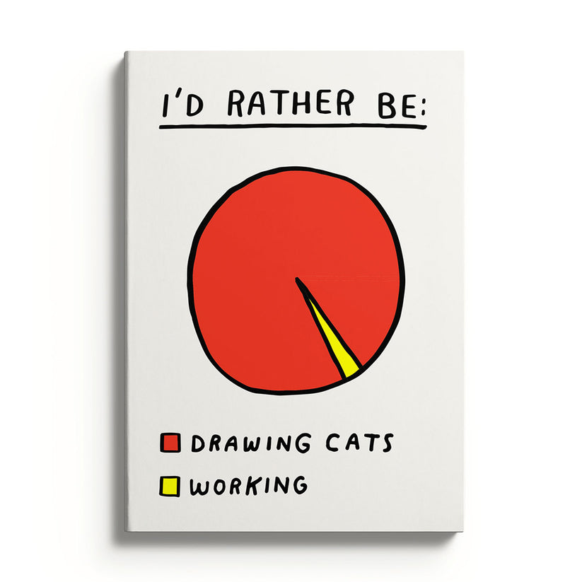 I'd Rather Be Drawing Cats Notebook - Ohh Deer