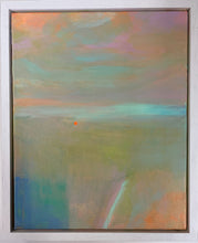 Load image into Gallery viewer, Tiffany Lynch - All the Colours Spoke Joy Acrylic on canvas framed 28x24cm