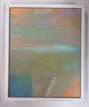Load image into Gallery viewer, Tiffany Lynch - All the Colours Spoke Joy Acrylic on canvas framed 28x24cm