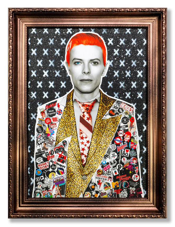Bowie A3 Original Framed - The Postman