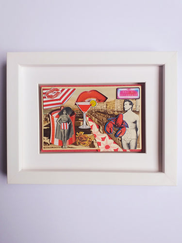 Vintage Shuffle -Crab & Lobster - Framed