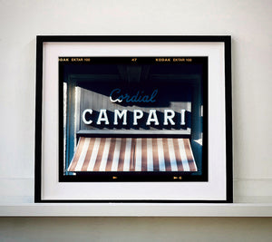 Cordial Campari, Milan  - Richard Heeps Medium 60x70cm Black Frame
