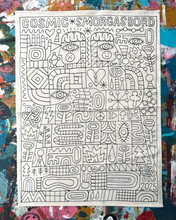 Load image into Gallery viewer, David Shillinglaw - Cosmic Smorgasbord Teatowel