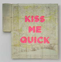 Load image into Gallery viewer, Kiss Me Quick Brighton and Worthing 81 x 69cm - Dave Buonaguidi