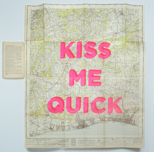 3 - Kiss Me Quick Brighton and Worthing 81 x 69cm - Dave Buonaguidi