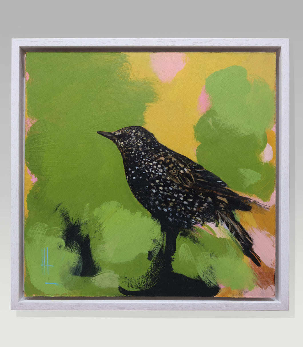 Heidi Langridge - Starling in green and marigold