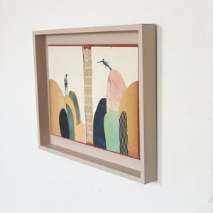 Diving Spot - Cassia Beck - Original on book cover - framed