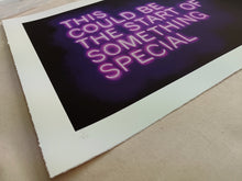 Load image into Gallery viewer, Dominic Bradnum - 'This could be the start of something special' print