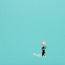 Load image into Gallery viewer, Lee Eelus - The Treasure You Seek - Blue Sea - Handpainted panel