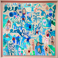 Load image into Gallery viewer, Embrace The Blue - Original Painting by Debbie Lawrence