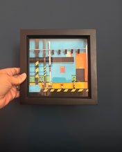 Load image into Gallery viewer, Miniature Hacienda 3D diorama in Frame