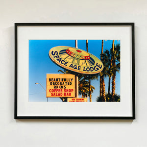 Space Age Lodge, Gila Bend, Arizona - Richard Heeps Medium 60x77cm Black Frame