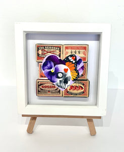 Gemma Compton - Burning Love Purple - Painted match boxes